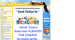 Desktop Screenshot of guneskoruyucusu.com